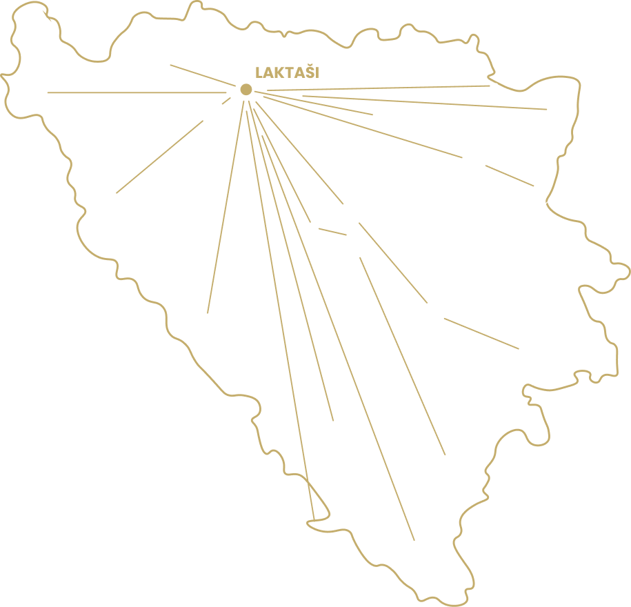 Mapa Distribucije Tulumović u BiH